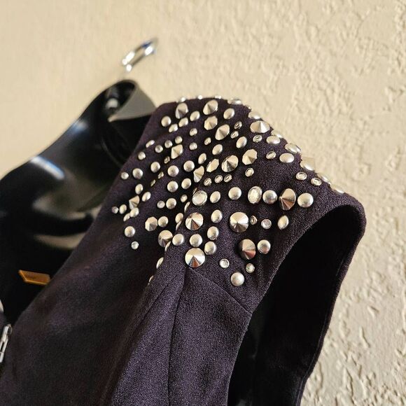 Rebecca Taylor Studded Peplum Blouse - Picture 6 of 7